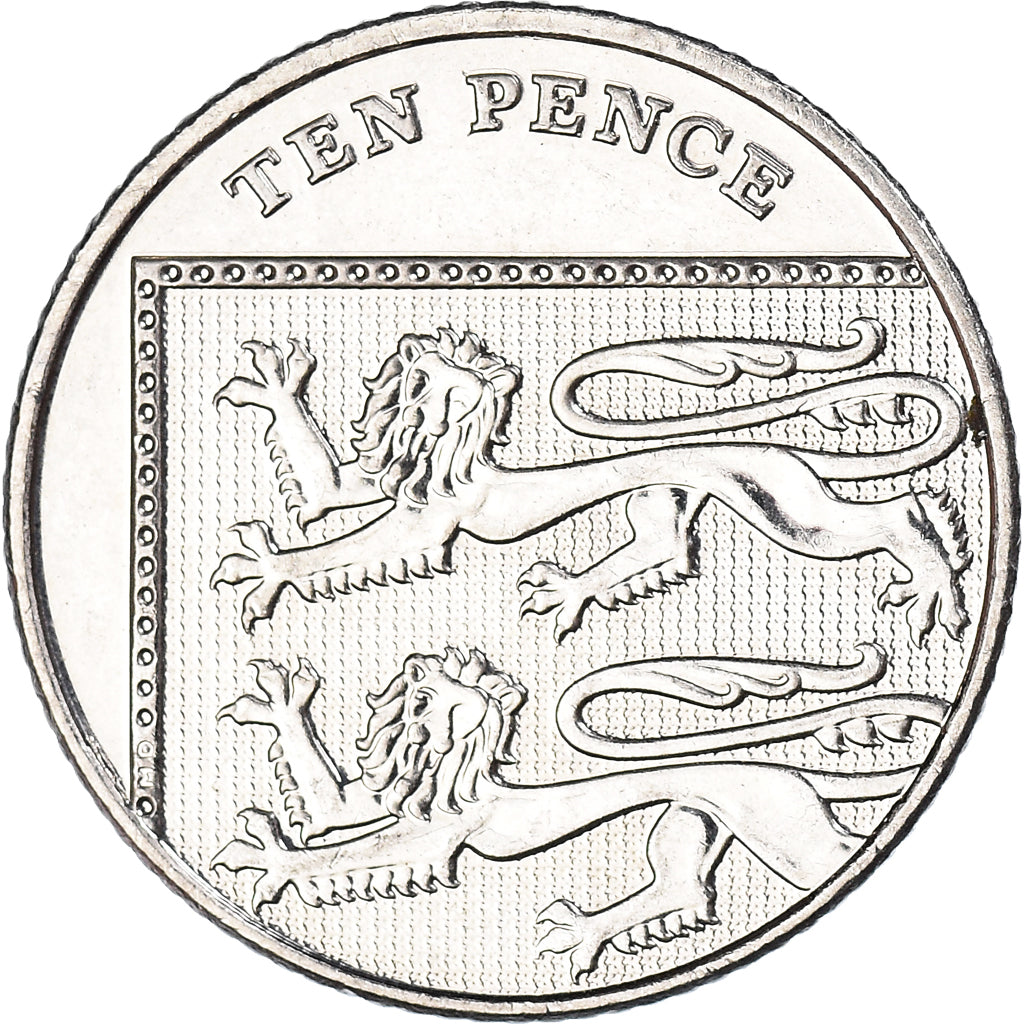 Münze, Großbritannien, 10 Pence, 2016