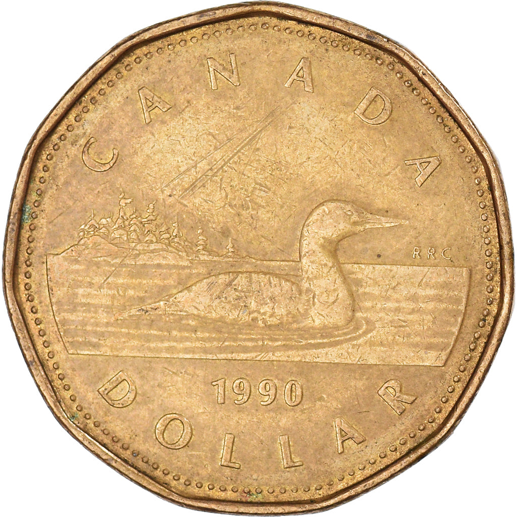 Monnaie, Canada, Dollar, 1990