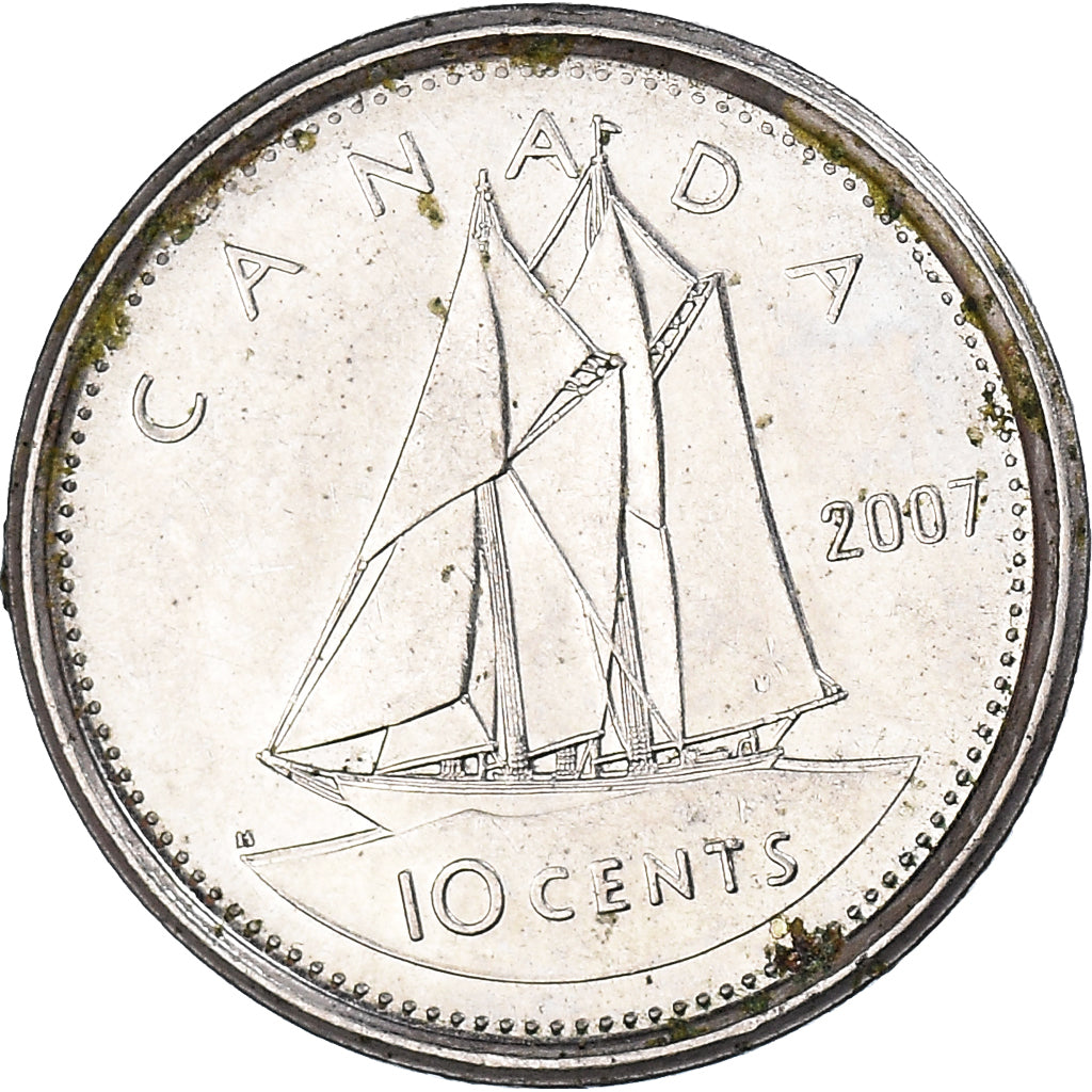Moneta, Canada, 10 Cents, 2007