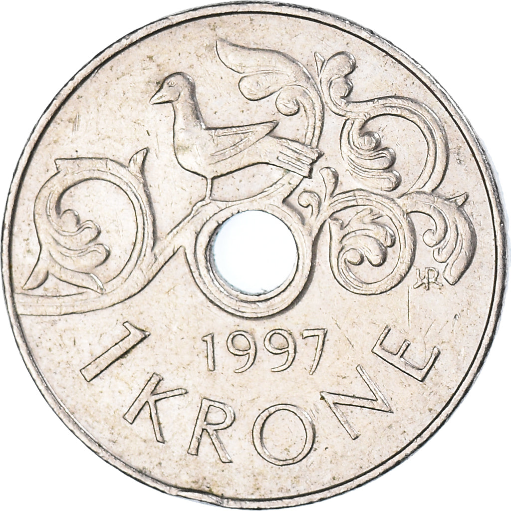 Coin, Norway, Krone, 1997
