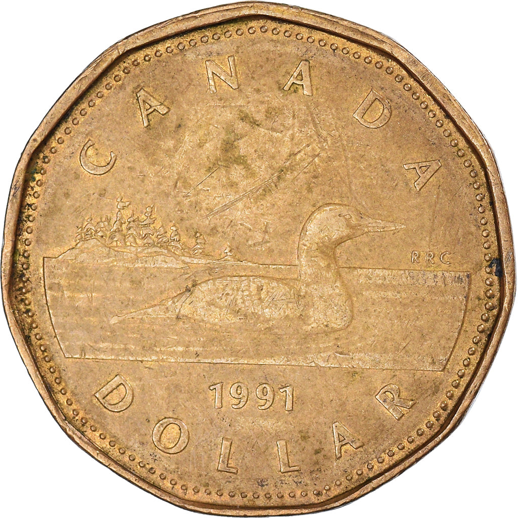 Moneta, Canada, Dollar, 1991