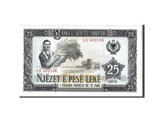Albania, 25 Lekë, 1976, KM #44a, UNC(65-70), LS502136