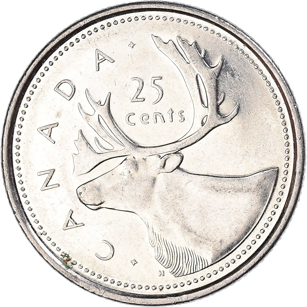 Moneta, Canada, 25 Cents, 2002