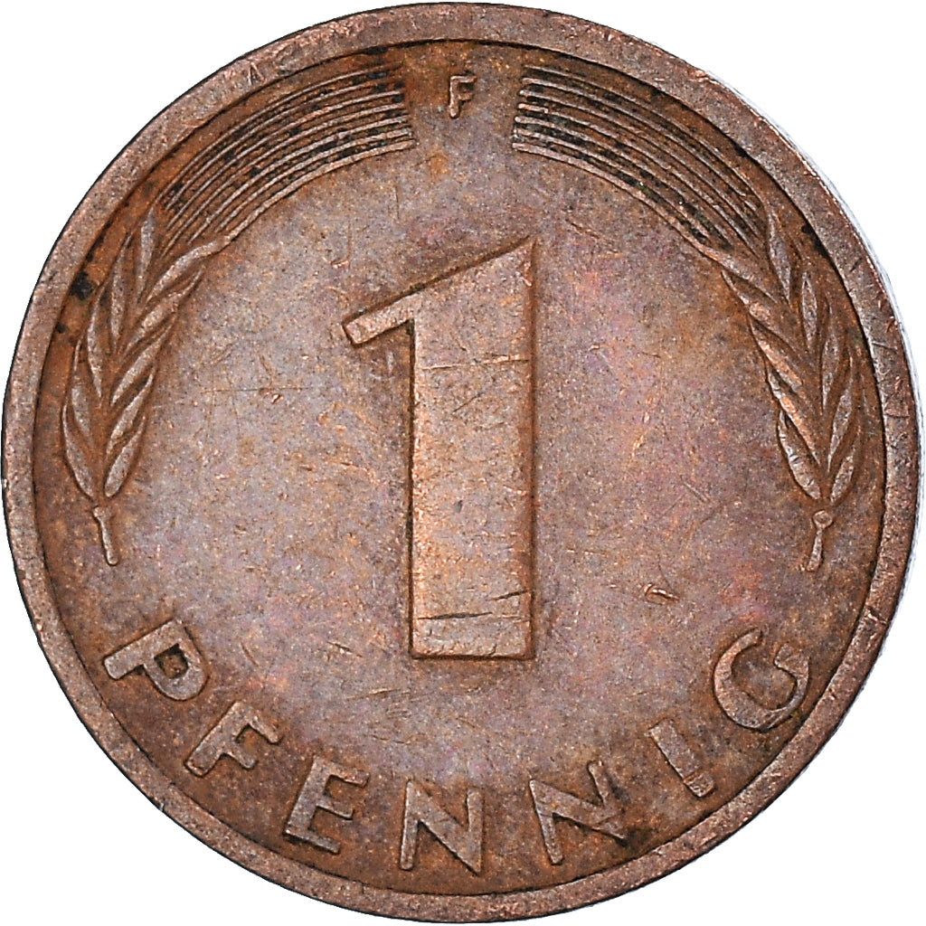 Moneta, GERMANIA - REPUBBLICA FEDERALE, Pfennig, 1989