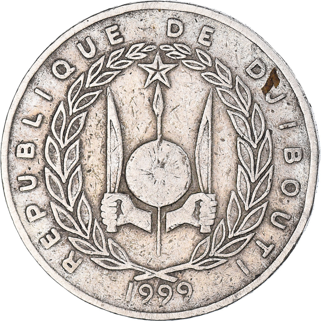 Münze, Dschibuti, 50 Francs, 1999