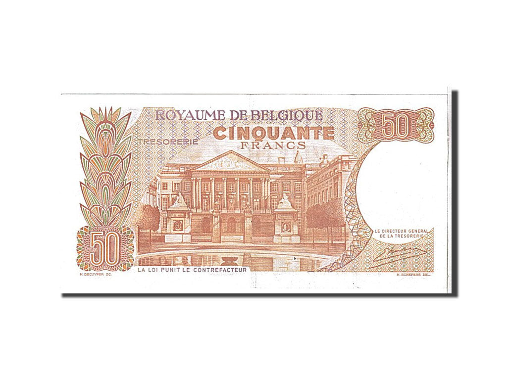 Billete, 50 Francs, 1966, Bélgica, EBC