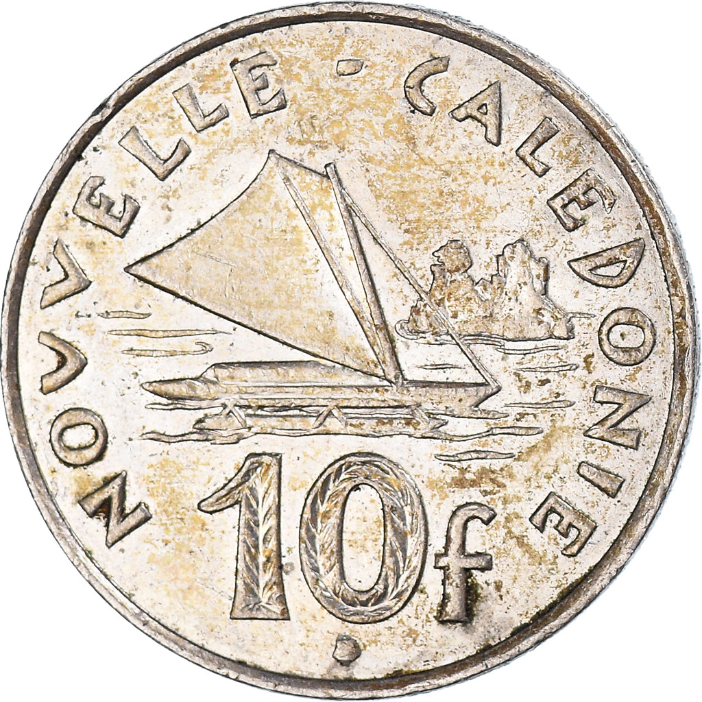 Moneta, Nuova Caledonia, 10 Francs, 2010