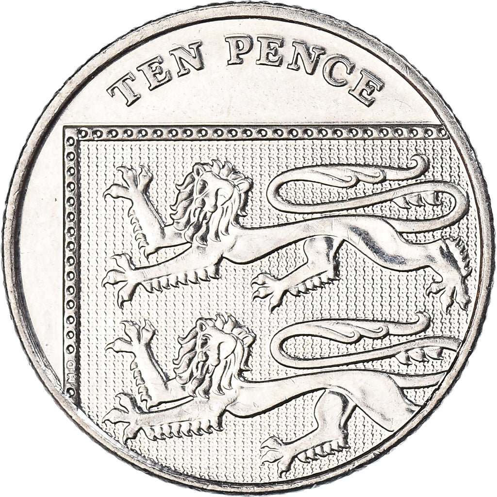 Monnaie, Grande-Bretagne, 10 Pence, 2016
