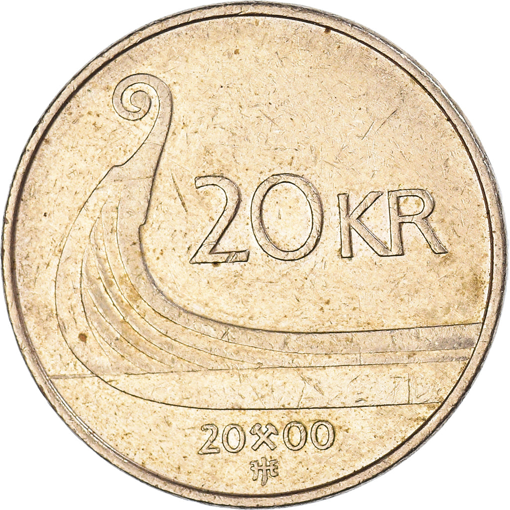 Coin, Norway, 20 Kroner, 2000