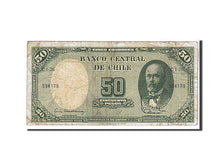 Chile, 50 Pesos = 5 Condores, 1947, KM #112, AU(50-53), C126594179