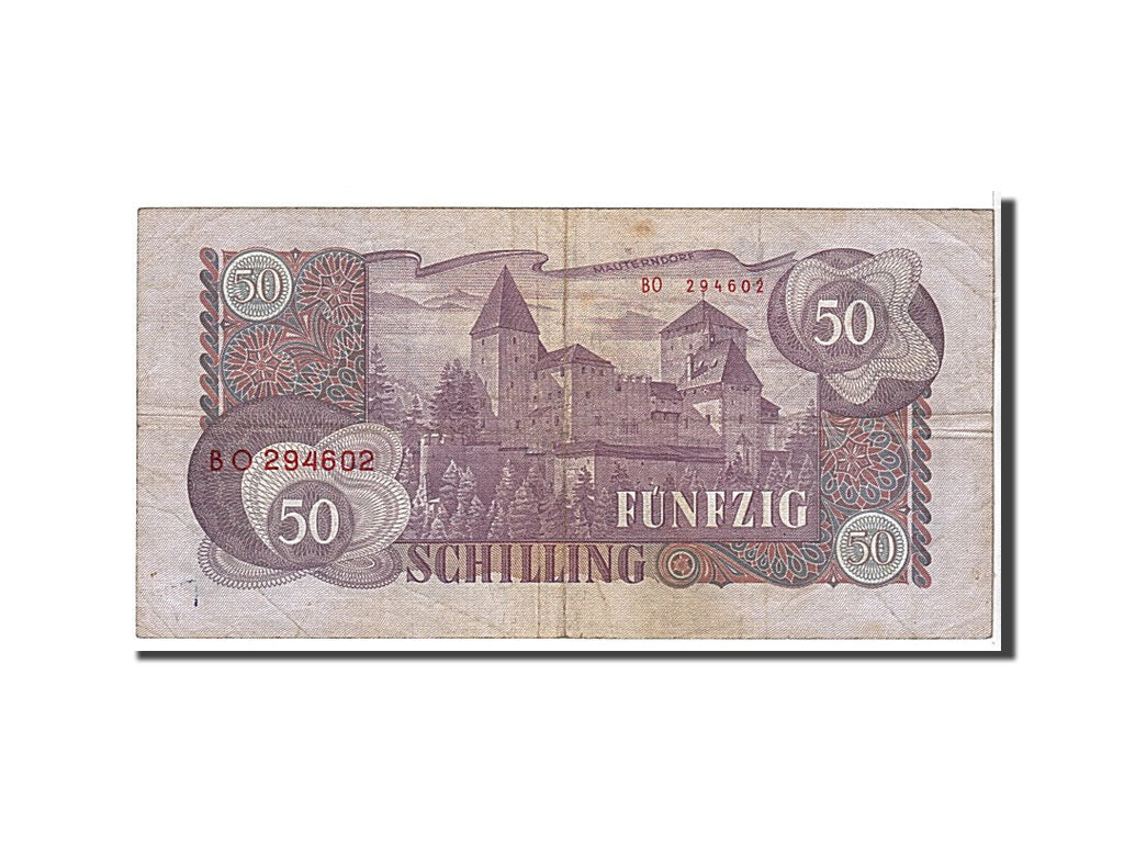 Austria, 50 Schilling, 1962, KM #137a, EF(40-45), BO294602