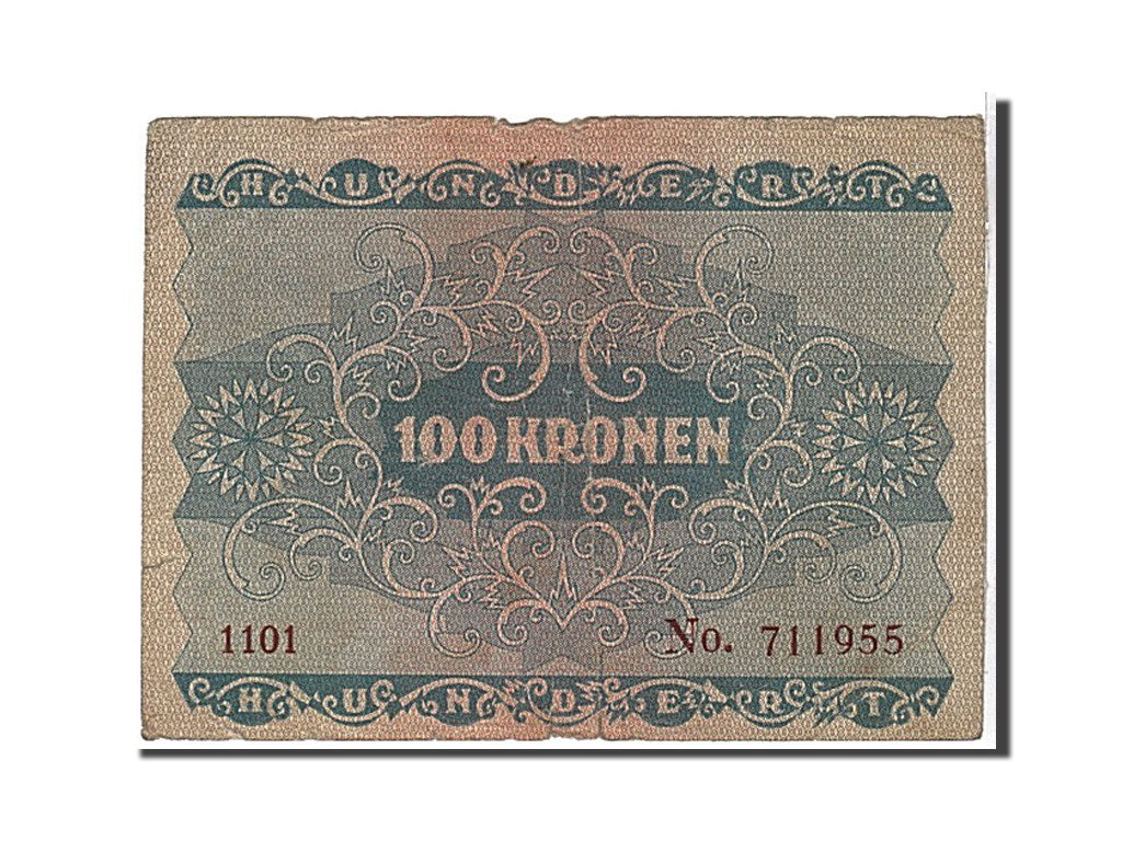 Billete, 100 Kronen, 1922, Austria, KM:77, BC