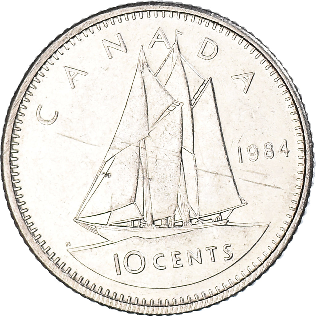 Moneta, Canada, 10 Cents, 1984