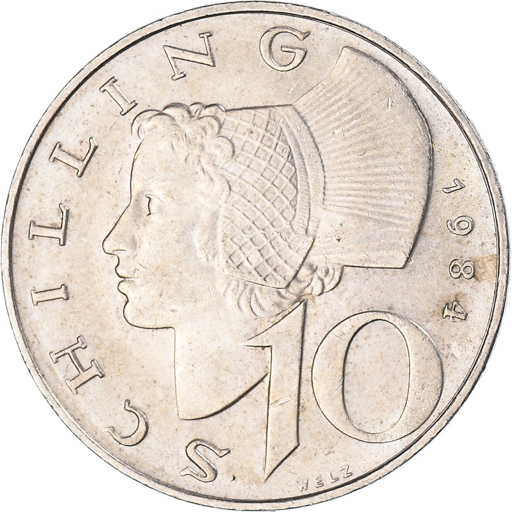 Coin, Austria, 10 Schilling, 1984