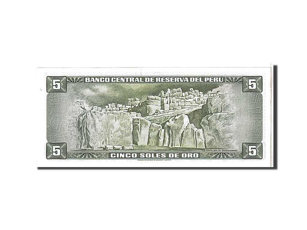 Billete, 5 Soles De Oro, 1974, Perú, KM:99c, UNC