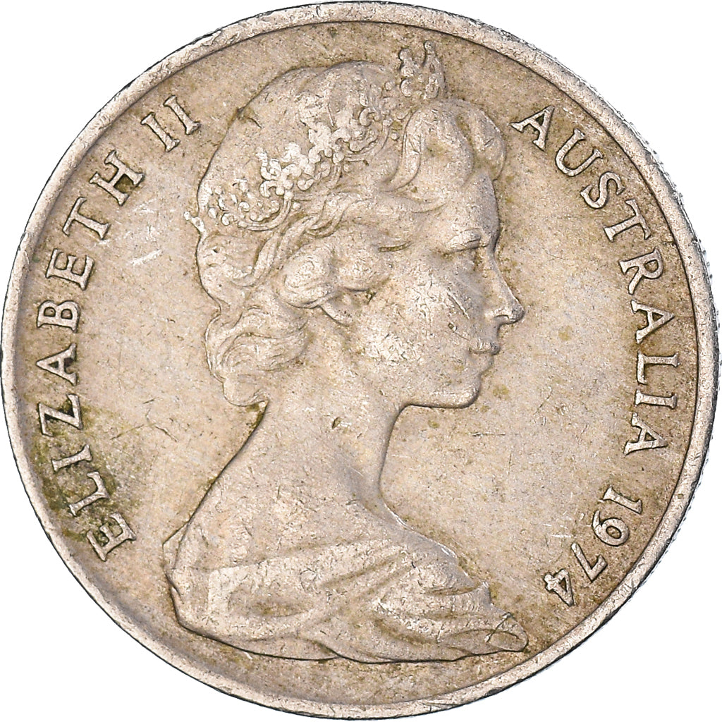 Moneta, Australia, 10 Cents, 1974