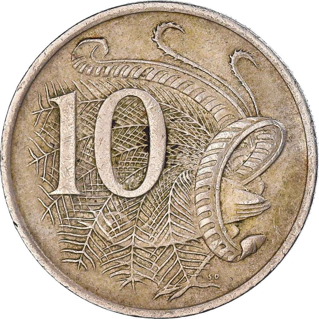Moneta, Australia, 10 Cents, 1974