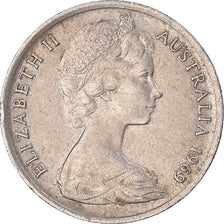 Coin, Australia, 5 Cents, 1969