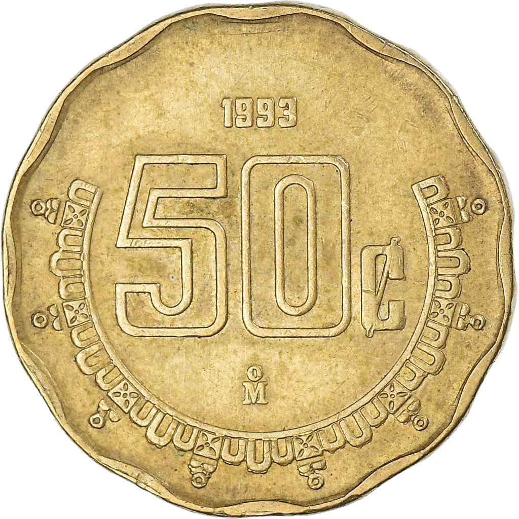 Moneta, Messico, 50 Centavos, 1993