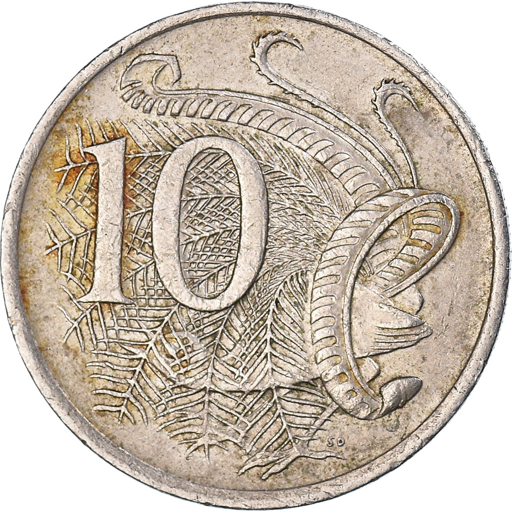 Moneta, Australia, 10 Cents, 1975