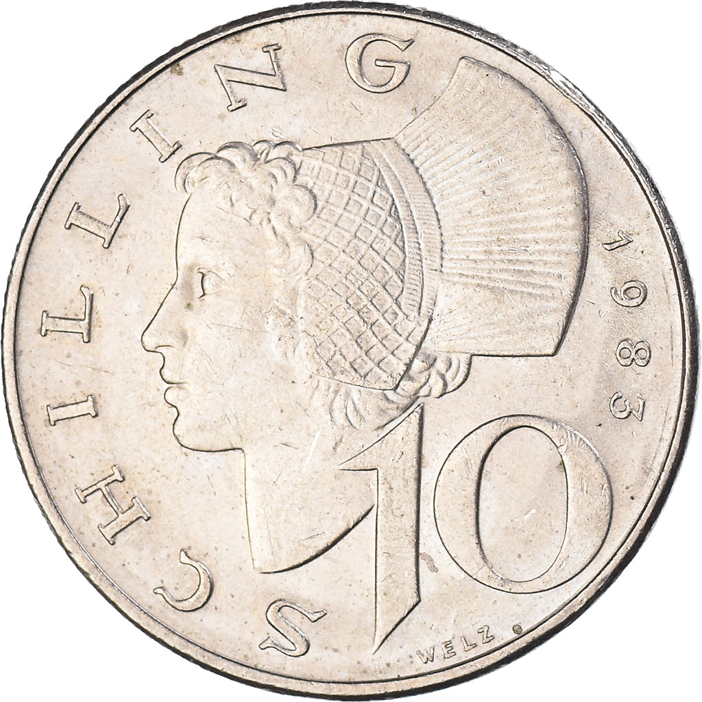 Coin, Austria, 10 Schilling, 1983