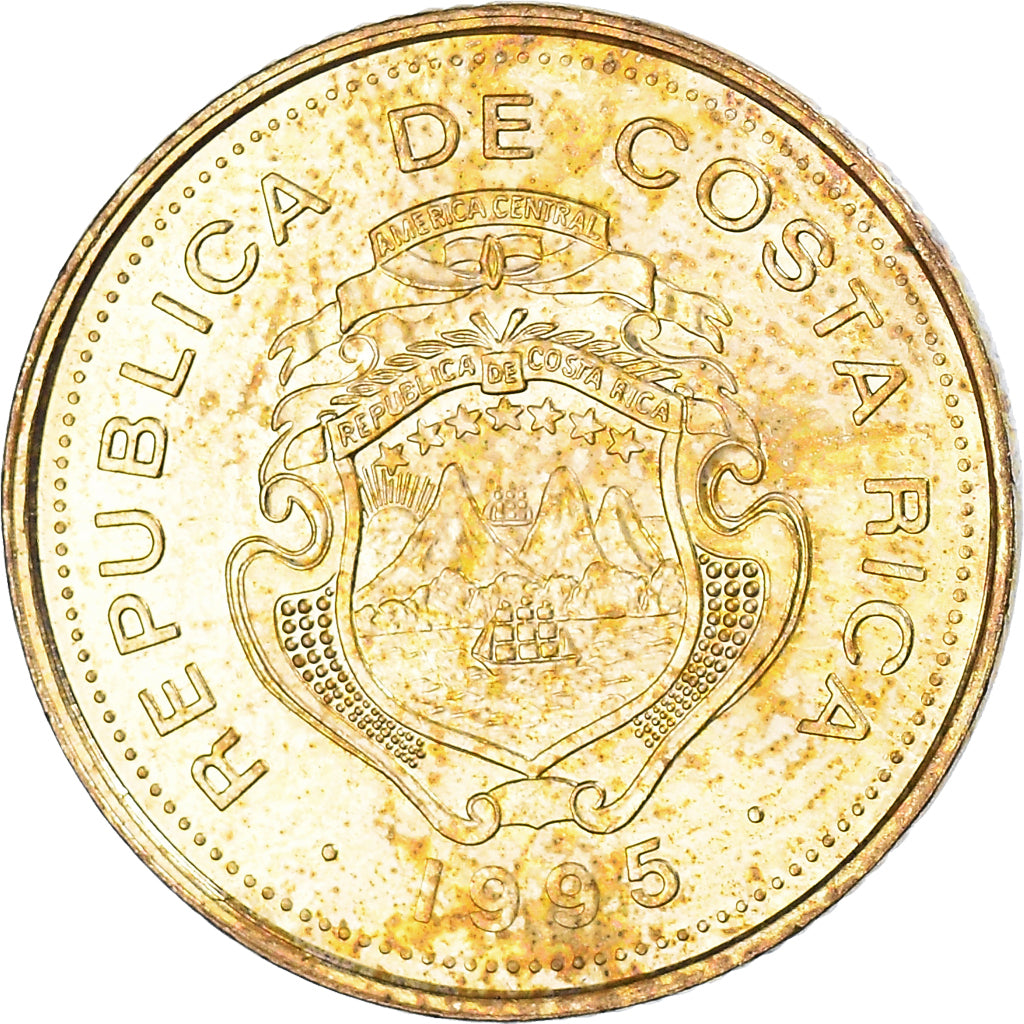 Monnaie, Costa Rica, 5 Colones, 1995