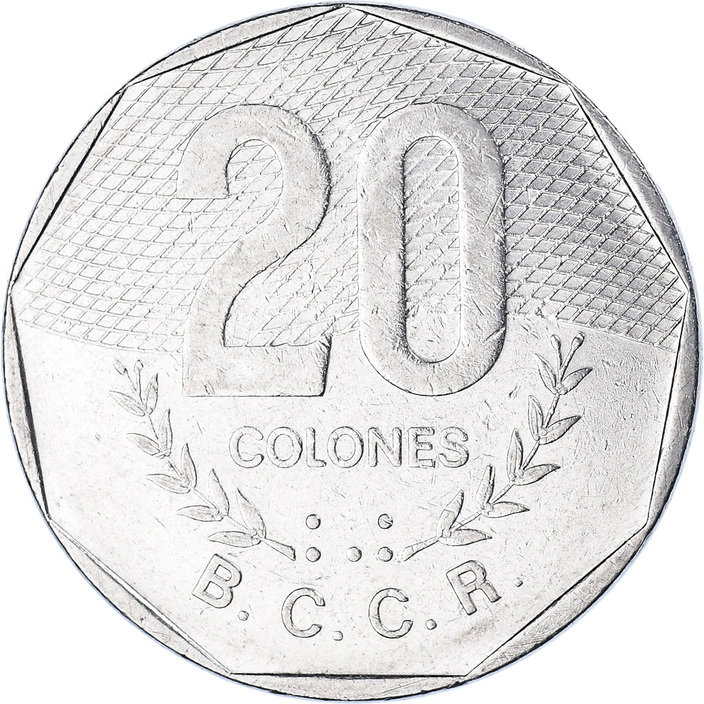 Munten, Costa Rica, 20 Colones, 1983