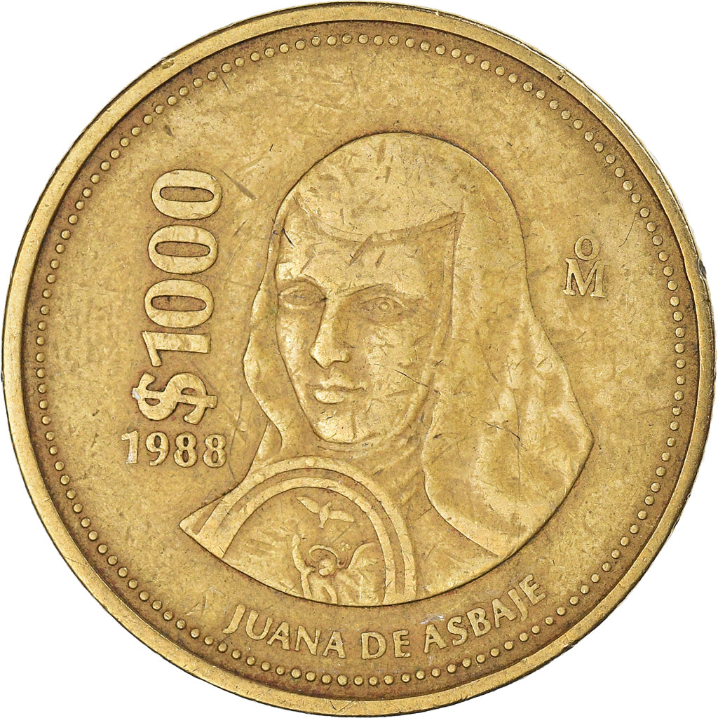Monnaie, Mexique, 1000 Pesos, 1988