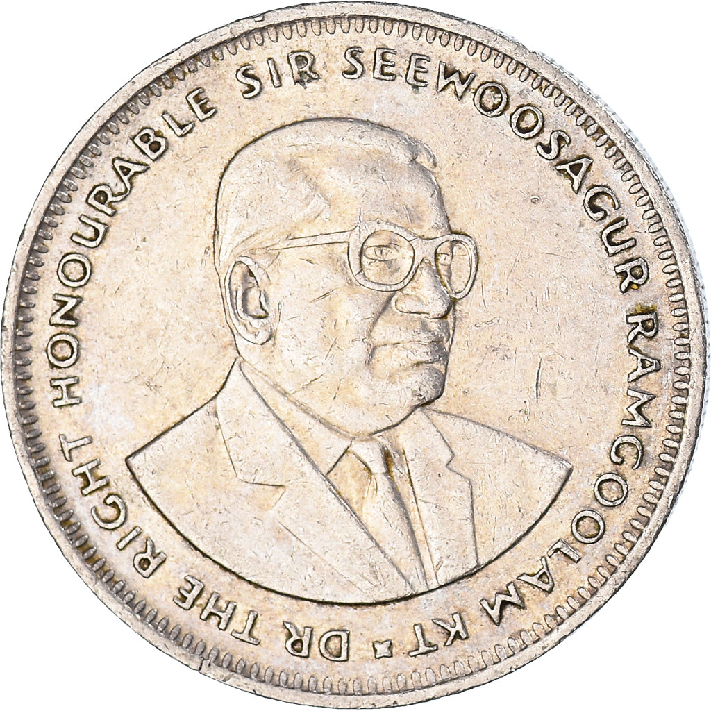 Monnaie, Maurice, Rupee, 1990