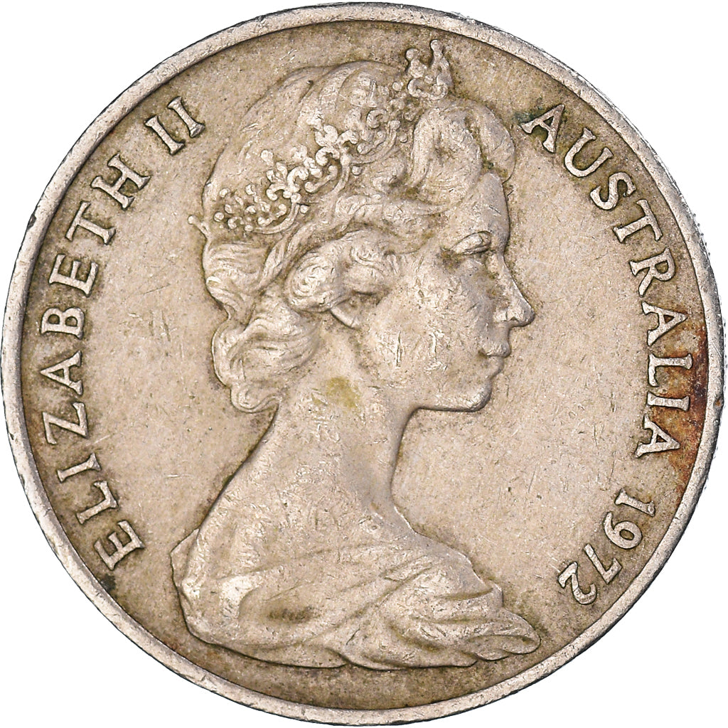 Coin, Australia, 20 Cents, 1972