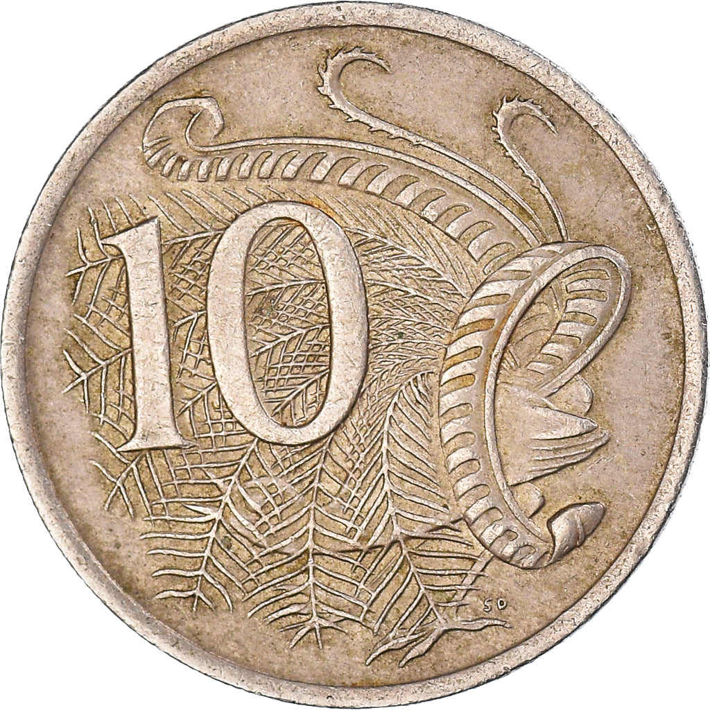 Moneta, Australia, 10 Cents, 1976