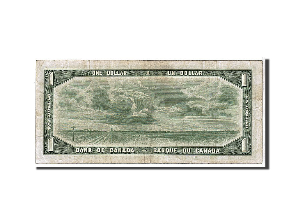 Canada, 1 Dollar, 1954, KM #75b, EF(40-45), SN1910831