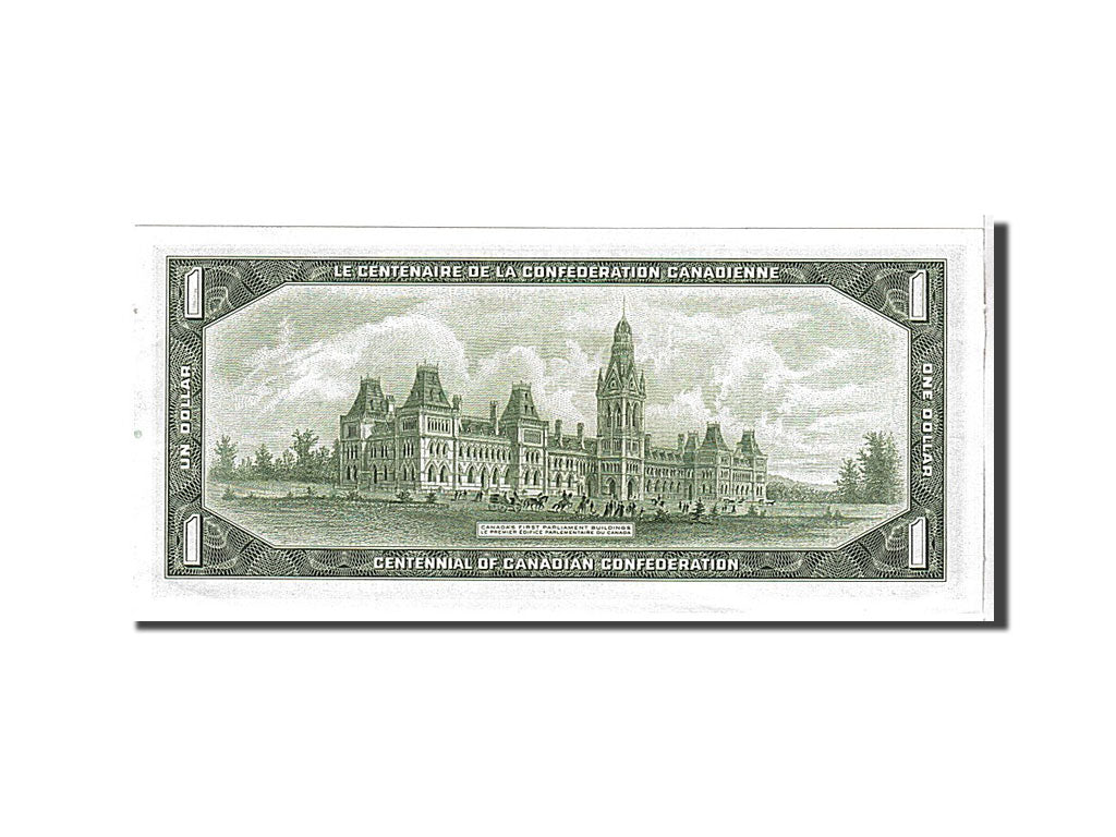 Canada, 1 Dollar, 1967, KM #84a, UNC(65-70), 18671967