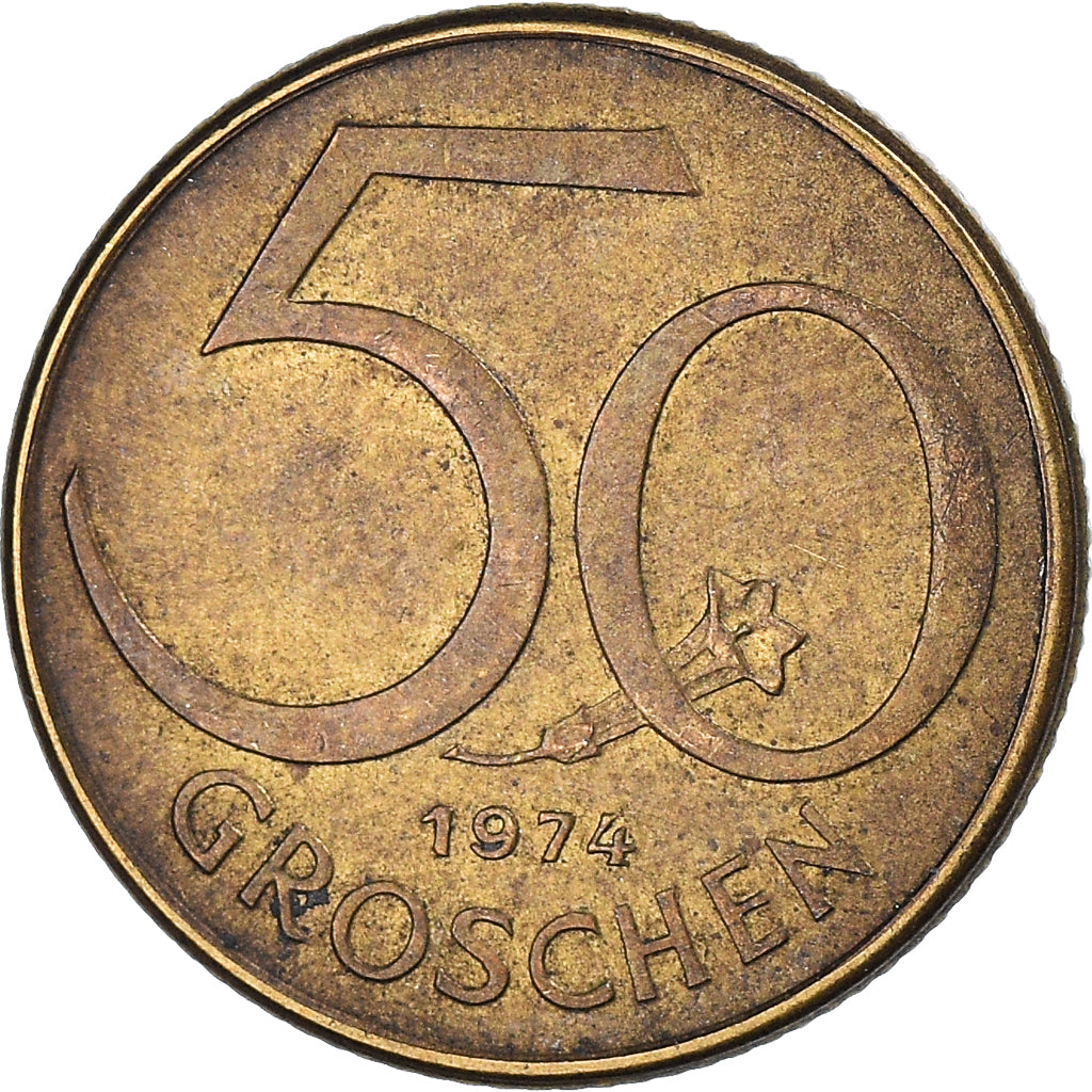 Coin, Austria, 50 Groschen, 1974