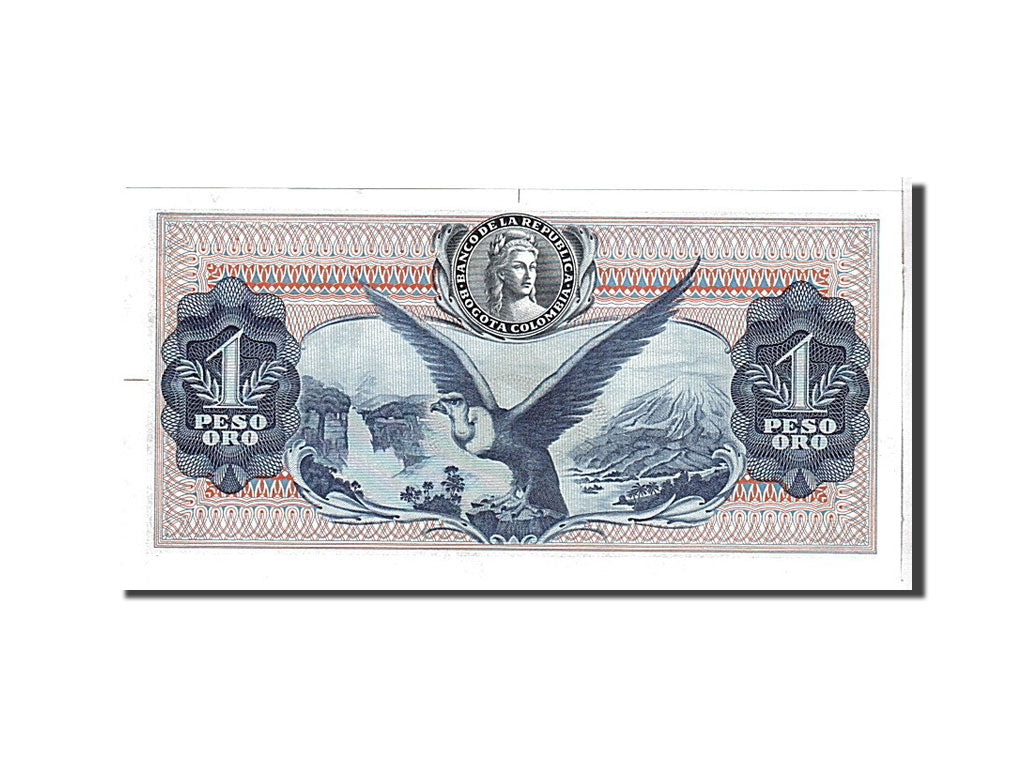 Colombia, 1 Peso Oro, 1967, KM #404d, UNC(65-70), 21256564