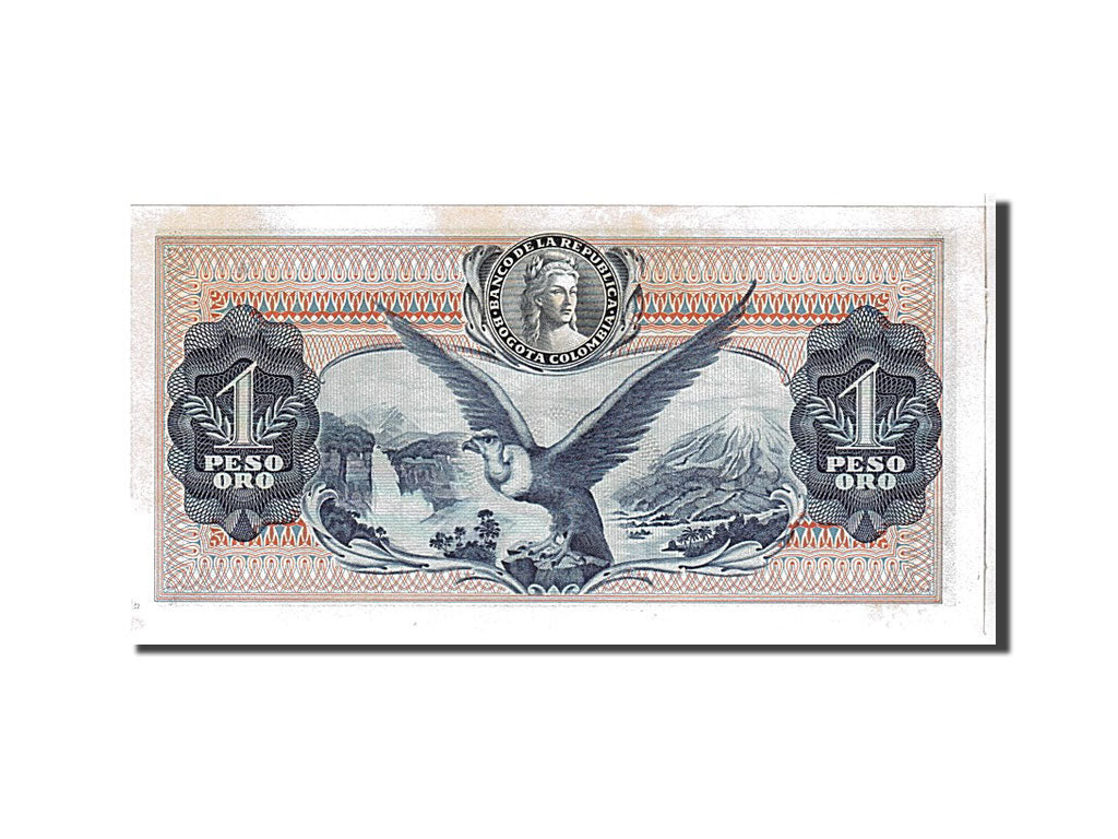 Colombia, 1 Peso Oro, 1967, KM #404d, UNC(65-70), 14793818