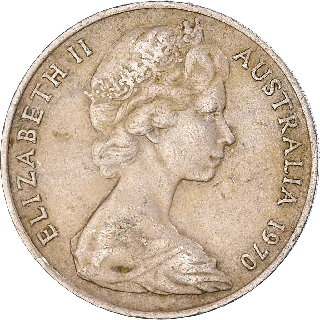 Munten, Australië, 20 Cents, 1970