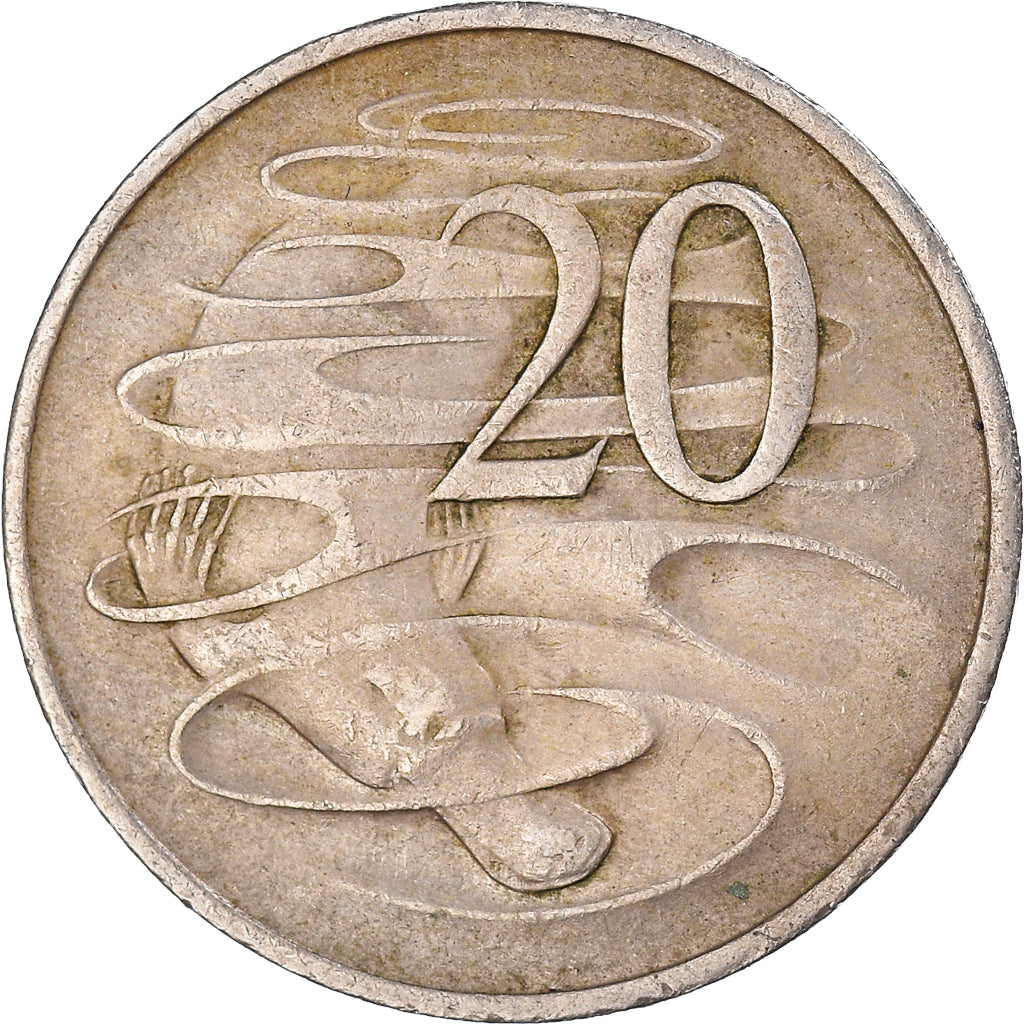 Munten, Australië, 20 Cents, 1970