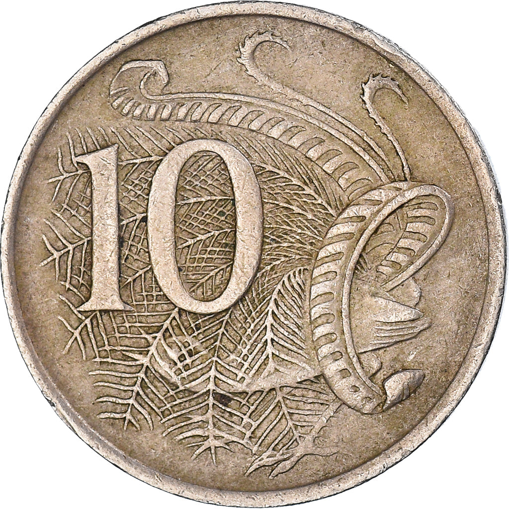 Coin, Australia, 10 Cents, 1967