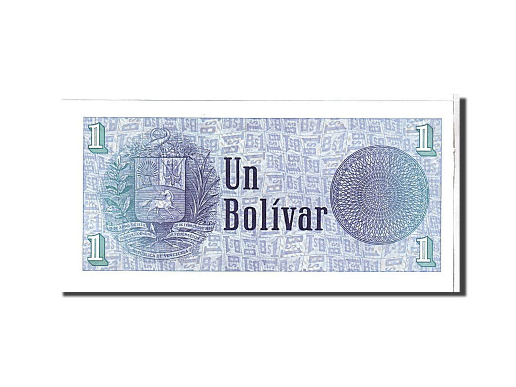 Banknote, Venezuela, 1 Bolivar, 1989, KM:68, UNC(65-70)