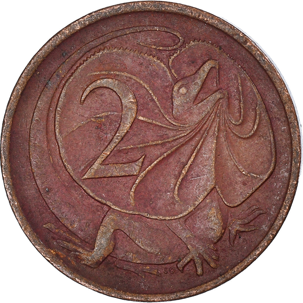 Munten, Australië, 2 Cents, 1971