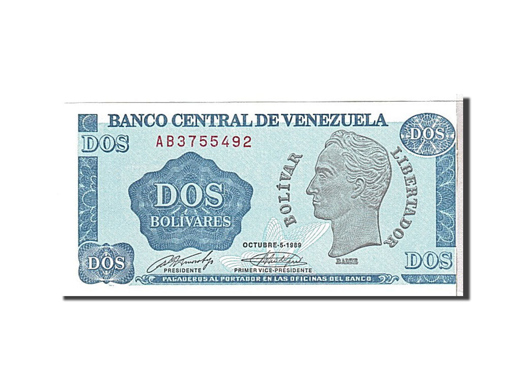 Billete, 1 Bolivar, 1989, Venezuela, UNC
