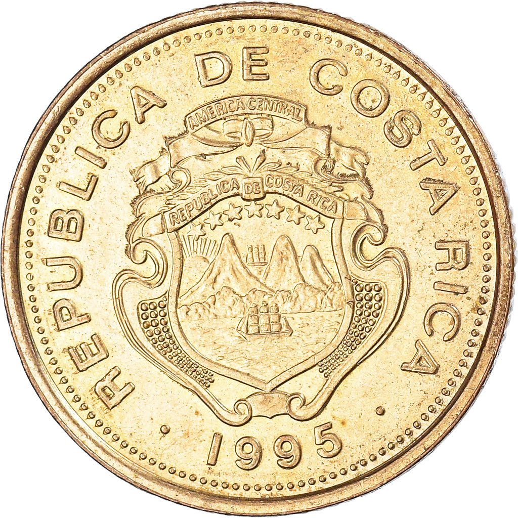 Coin, Costa Rica, 10 Colones, 1995