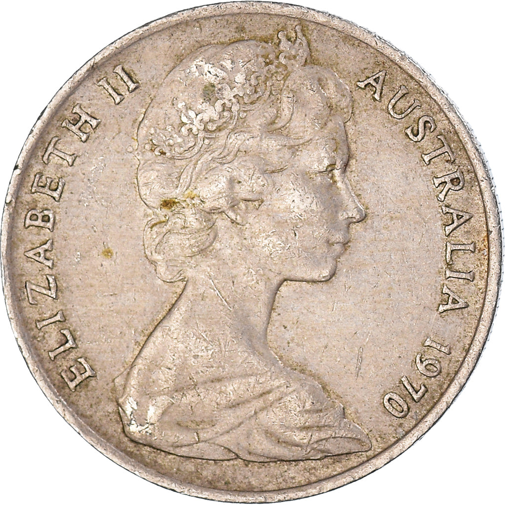 Moneta, Australia, 10 Cents, 1970
