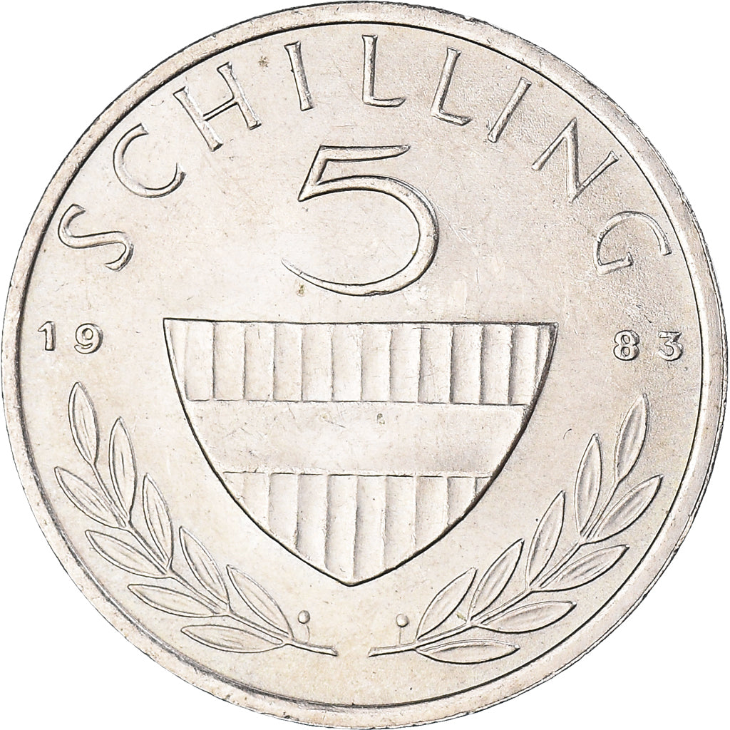 Coin, Austria, 5 Schilling, 1983