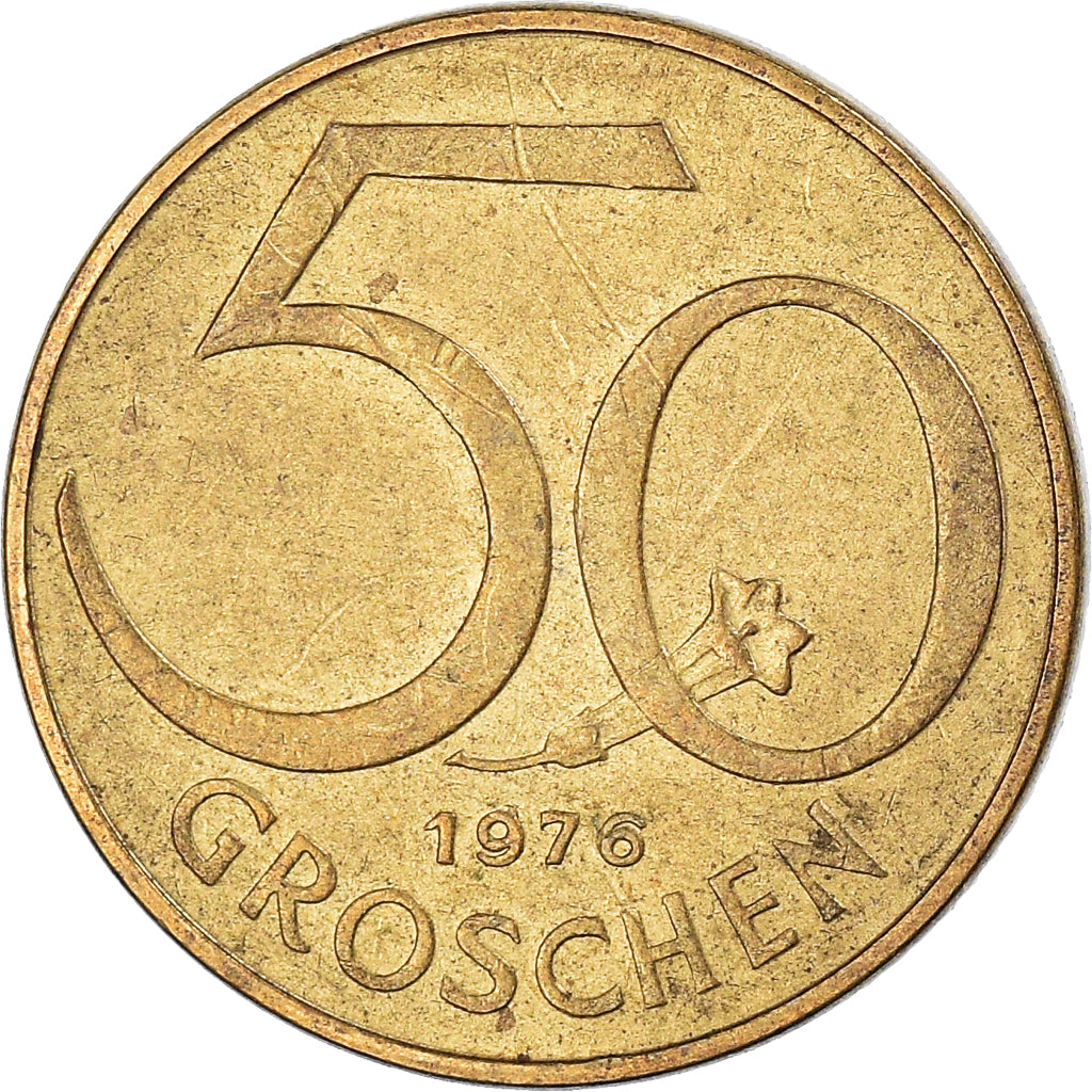 Coin, Austria, 50 Groschen, 1976
