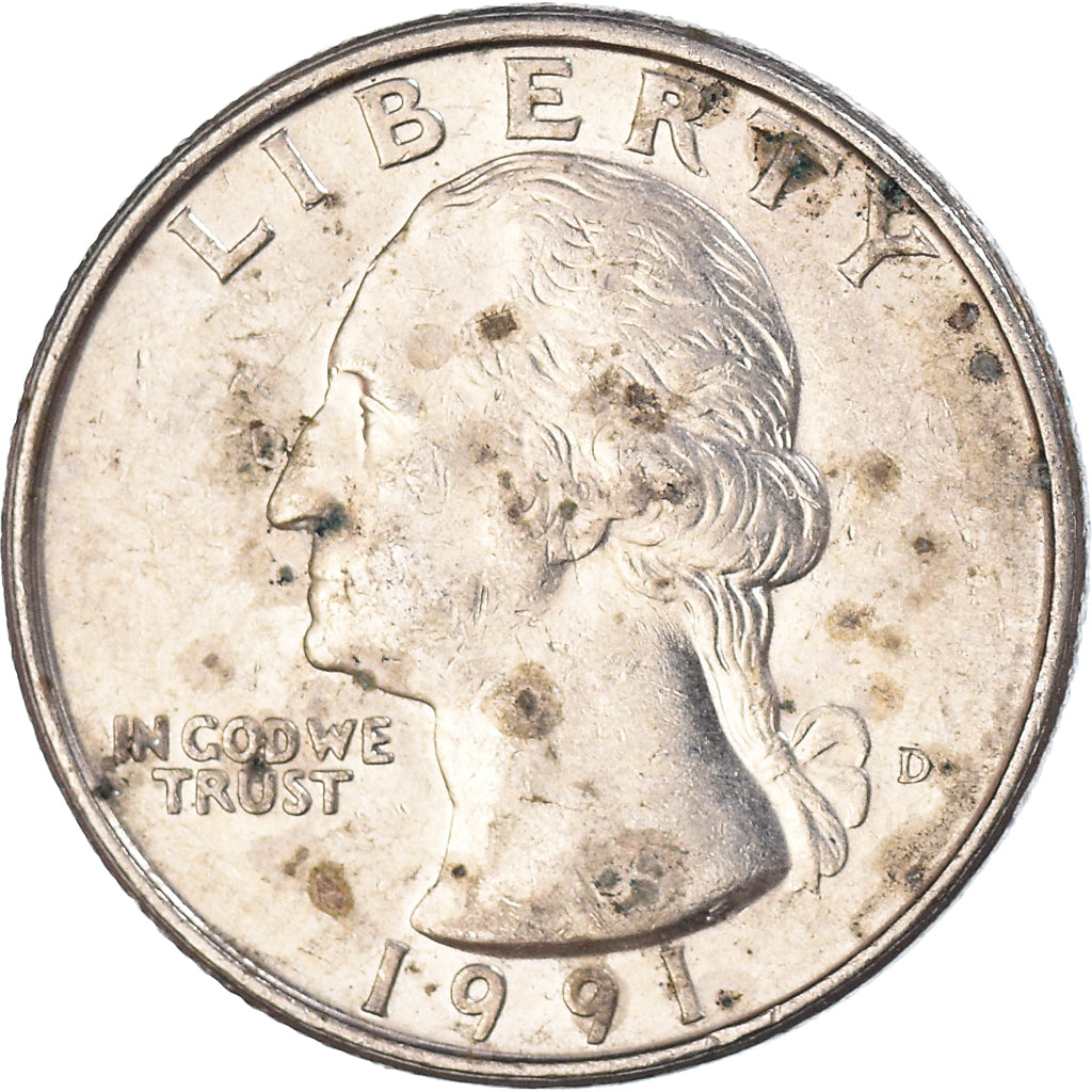 Monnaie, États-Unis, Quarter, 1991
