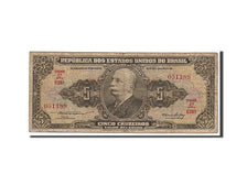 Brazil, 5 Cruzeiros, 1953, KM #158a, VF(20-25), 051189