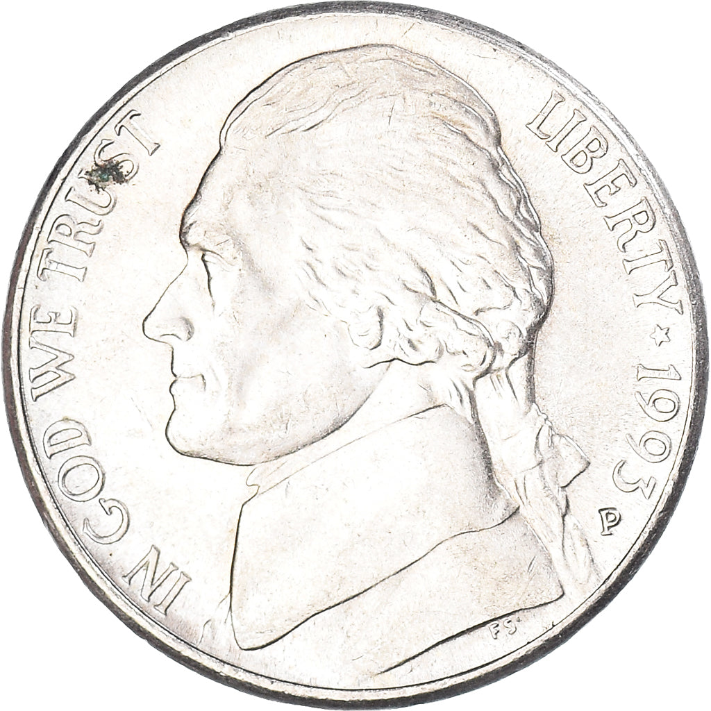 Munten, Verenigde Staten, 5 Cents, 1993