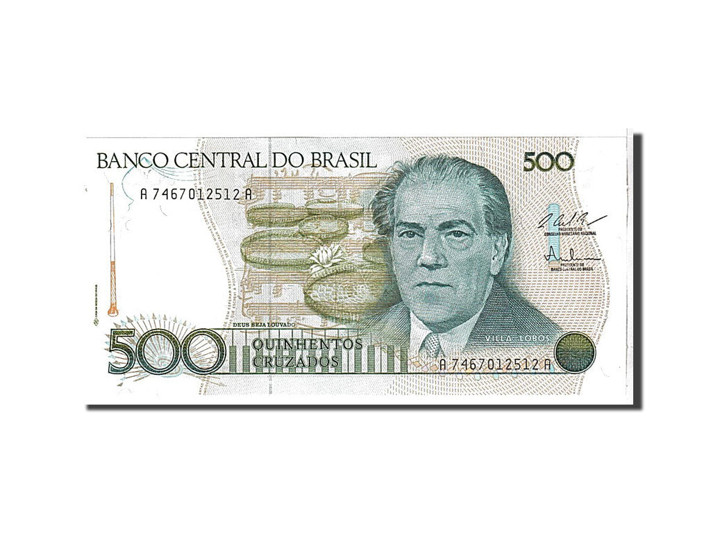 Banknote, Brazil, 500 Cruzeiros, 1986, UNC(65-70)